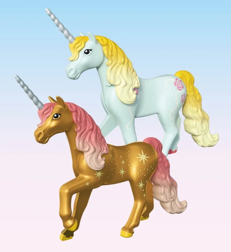 Playmobil, Princess Magic, Przytulny dom wróżek i złoty jednorożec, 71838