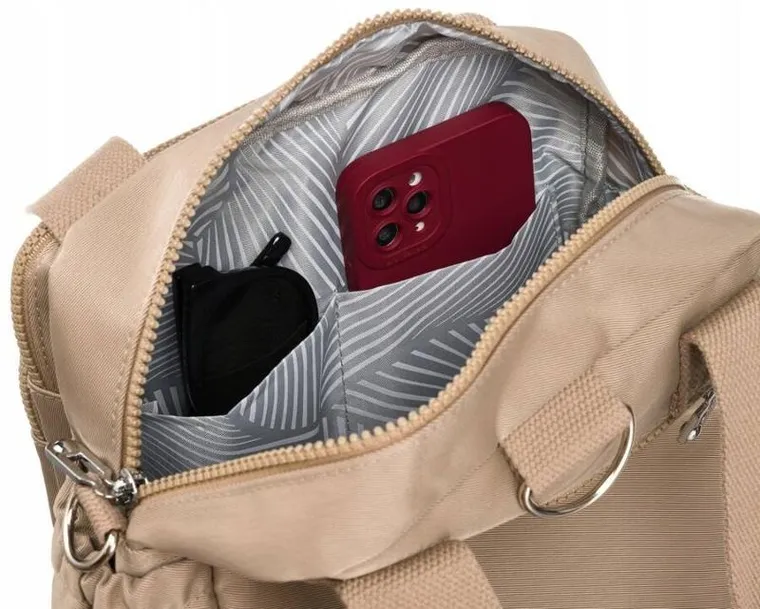 Plecak, beżowy, Peterson