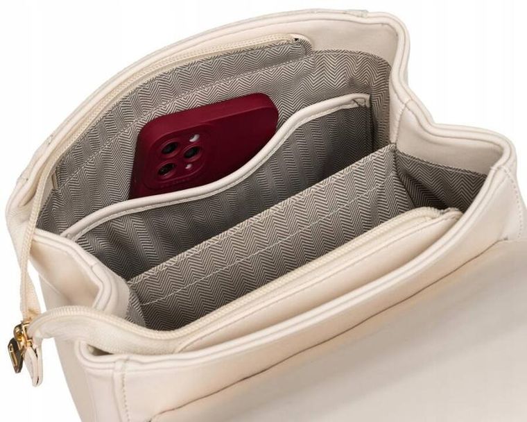 Plecak, beżowy, skóra ekologiczna, Rovicky