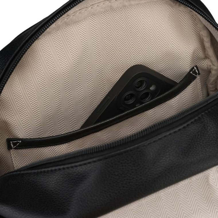 Plecak, czarny, skóra ekologiczna, Rovicky