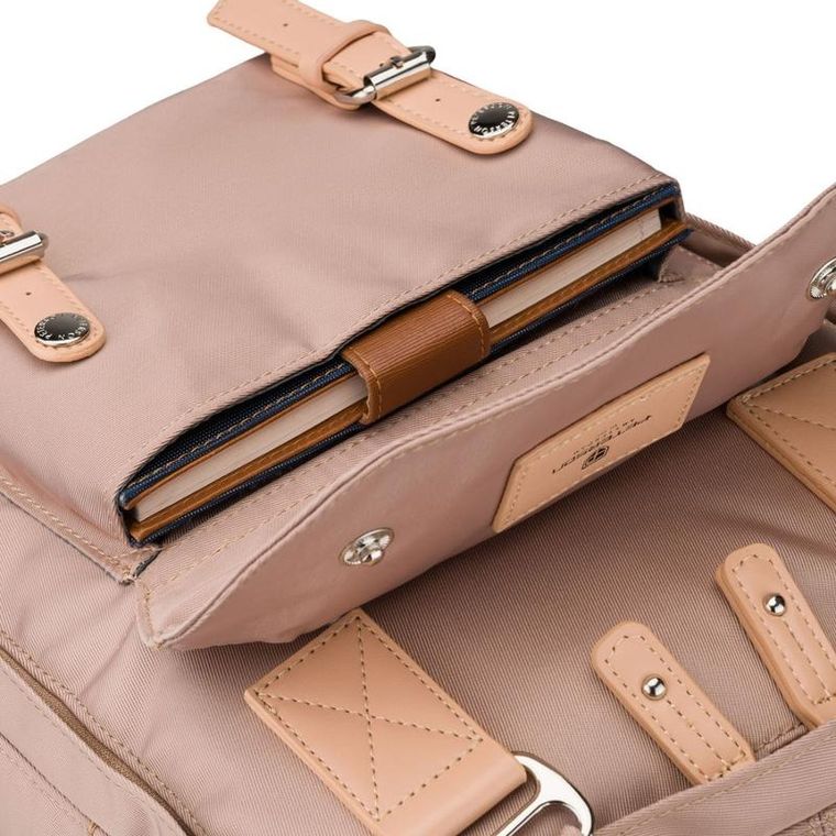 Plecak miejski, beżowy, Peterson