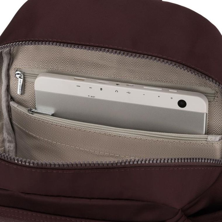 Plecak miejski, bordowy, Peterson