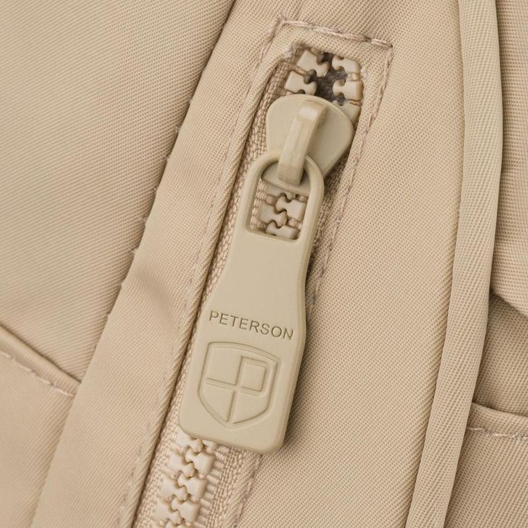Plecak miejski, ecru, Peterson