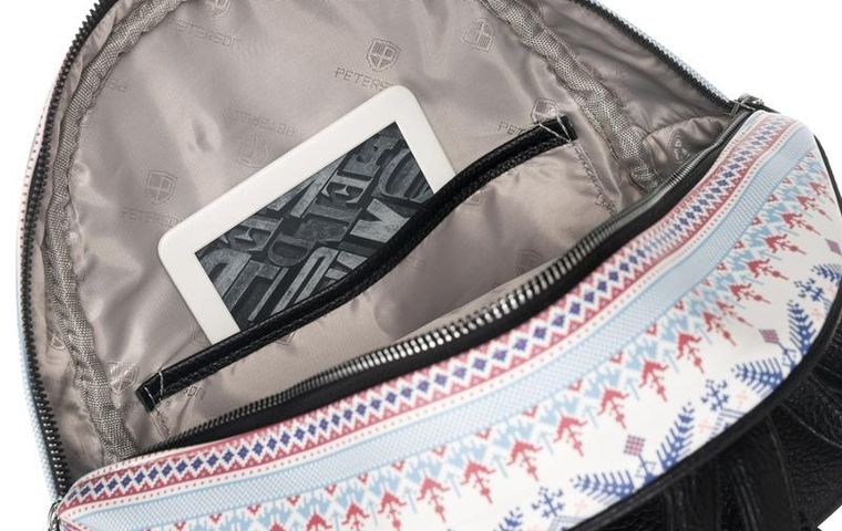 Plecak, mix, skóra ekologiczna, Peterson