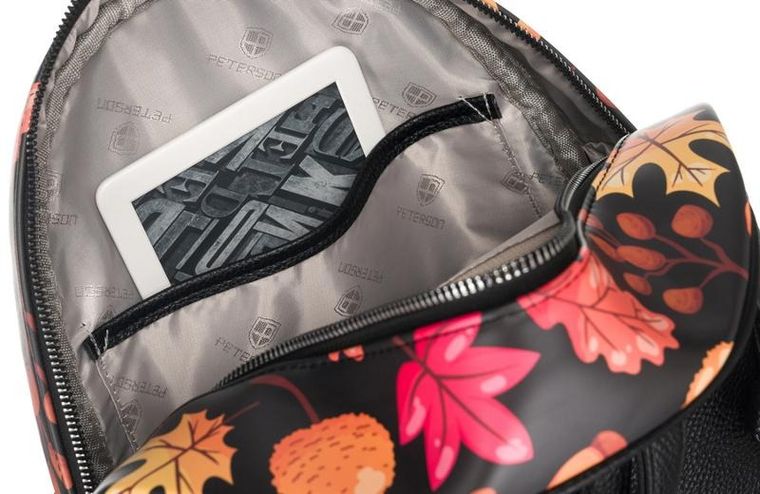 Plecak, mix, skóra ekologiczna, Peterson