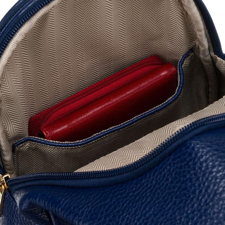 Plecak na jedno ramię, saszetka, granatowy, Peterson