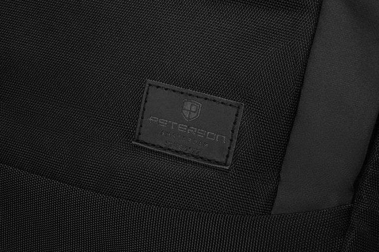 Plecak na laptopa, czarny, Peterson