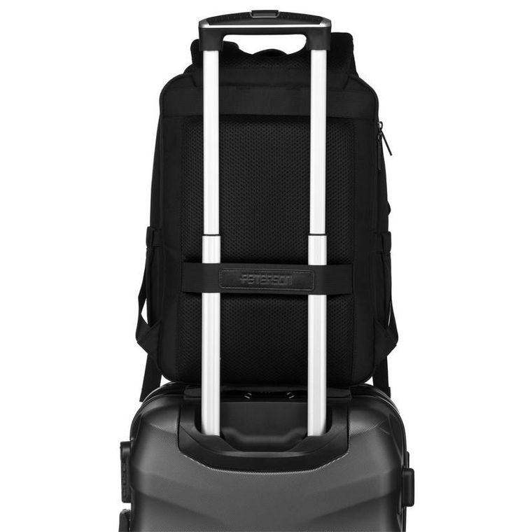 Plecak na laptopa, czarny, Peterson