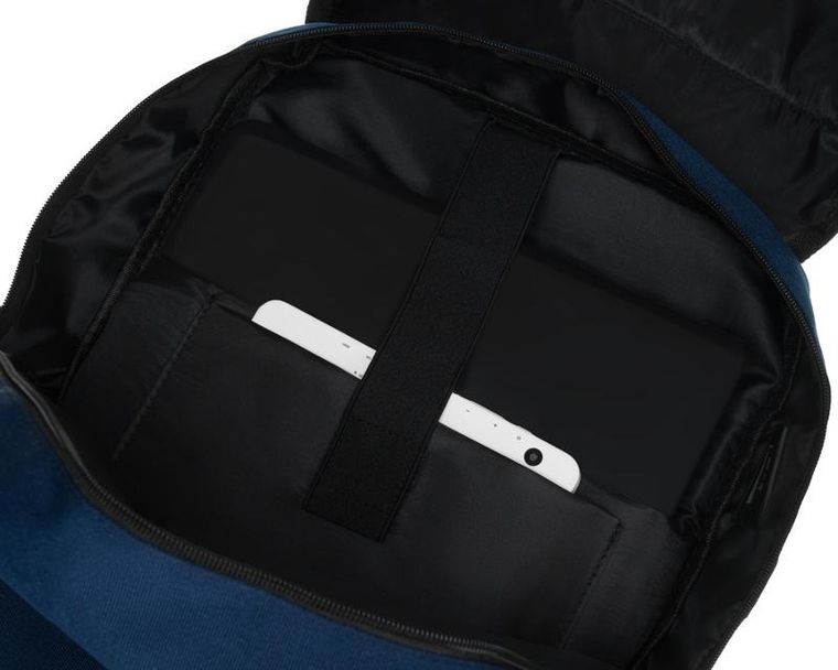 Plecak na laptopa, granatowy, materiałowy, Peterson