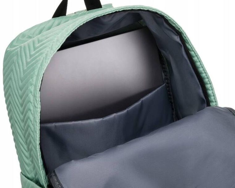 Plecak na laptopa, miętowy, Peterson