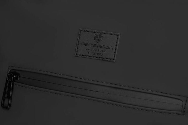 Plecak na laptopa, wodoodporny, czarny, Peterson