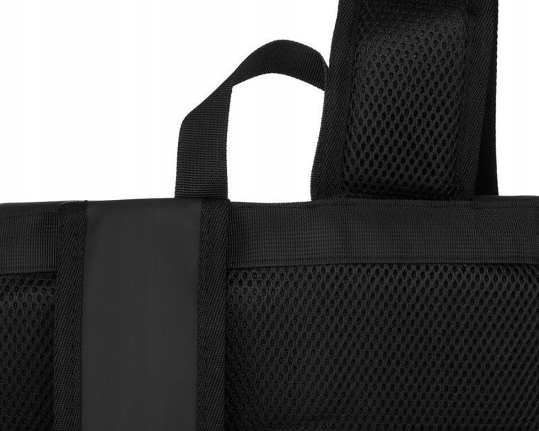 Plecak na laptopa, wodoodporny, czarny, Peterson