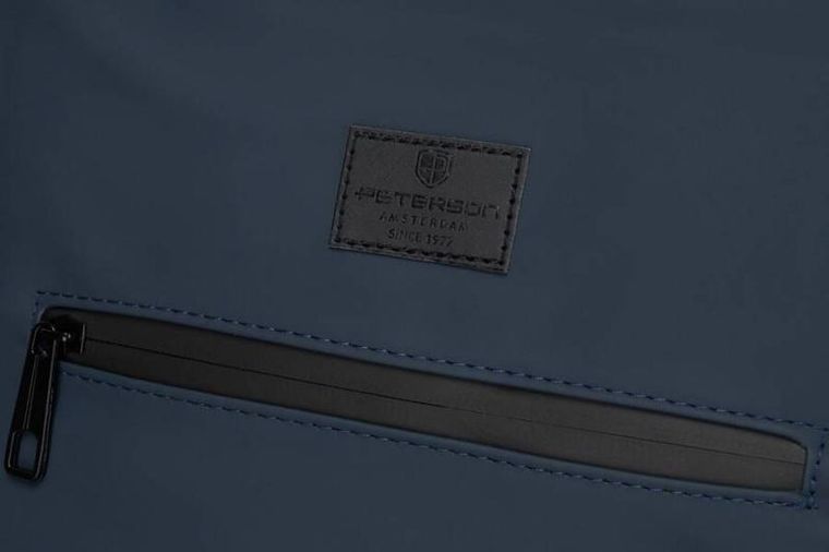 Plecak na laptopa, wodoodporny, granatowy, Peterson