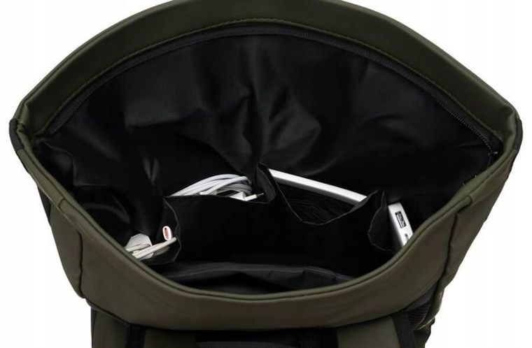 Plecak na laptopa, zielony, Peterson