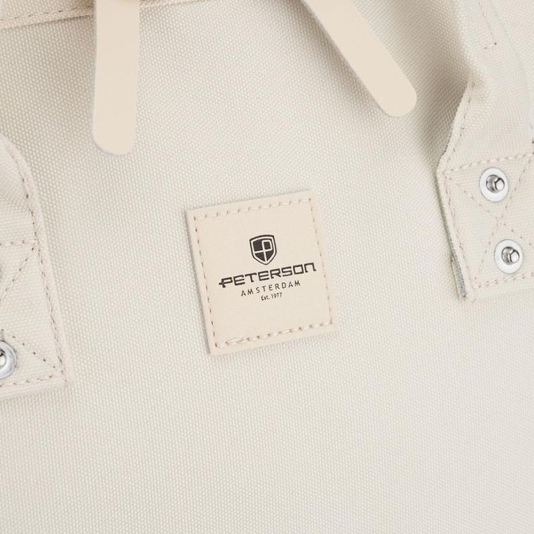 Plecak na latopa, ecru, Peterson