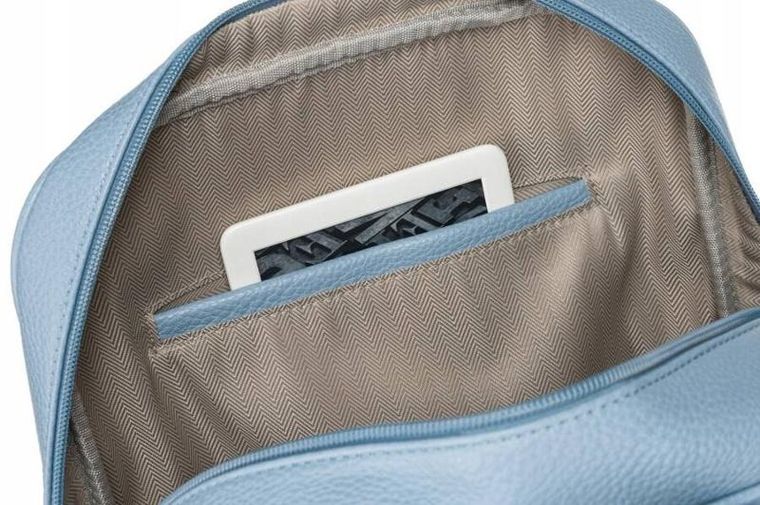 Plecak, niebieski, skóra ekologiczna, Rovicky