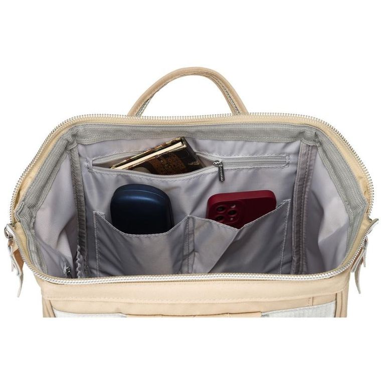 Plecak podróżny, bagaż podręczny do samolotu, beżowy, Peterson