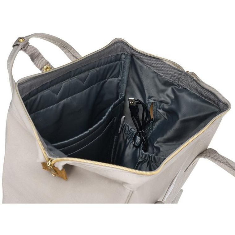 Plecak podróżny na laptopa, bagaż podręczny do samolotu, 13,3", szary, Himawari