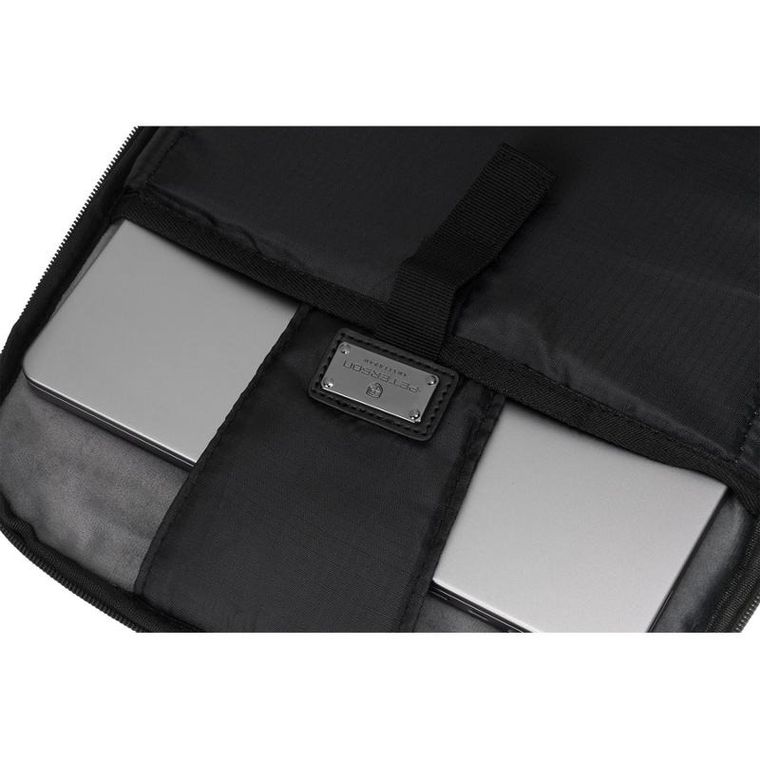 Plecak podróżny na laptopa, bagaż podręczny do samolotu, czarny, Peterson