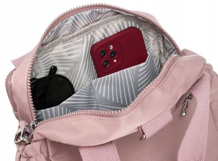 Plecak, różowy, Peterson