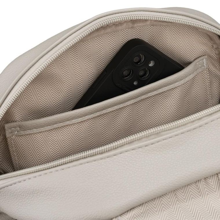 Plecak, szary, skóra ekologiczna, Rovicky