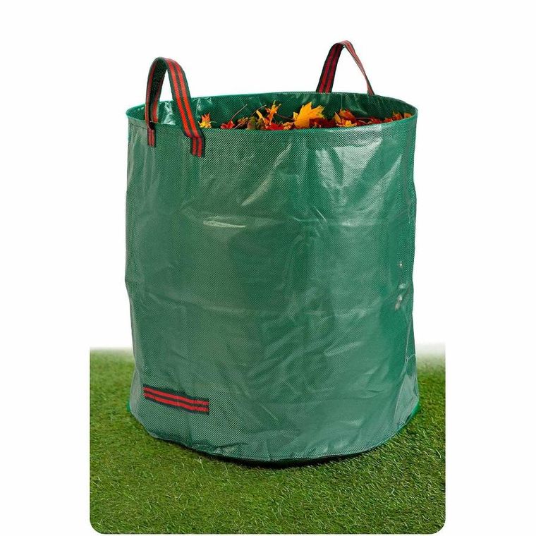 Plonos, kosz ogrodowy na liście, zielony, 272l