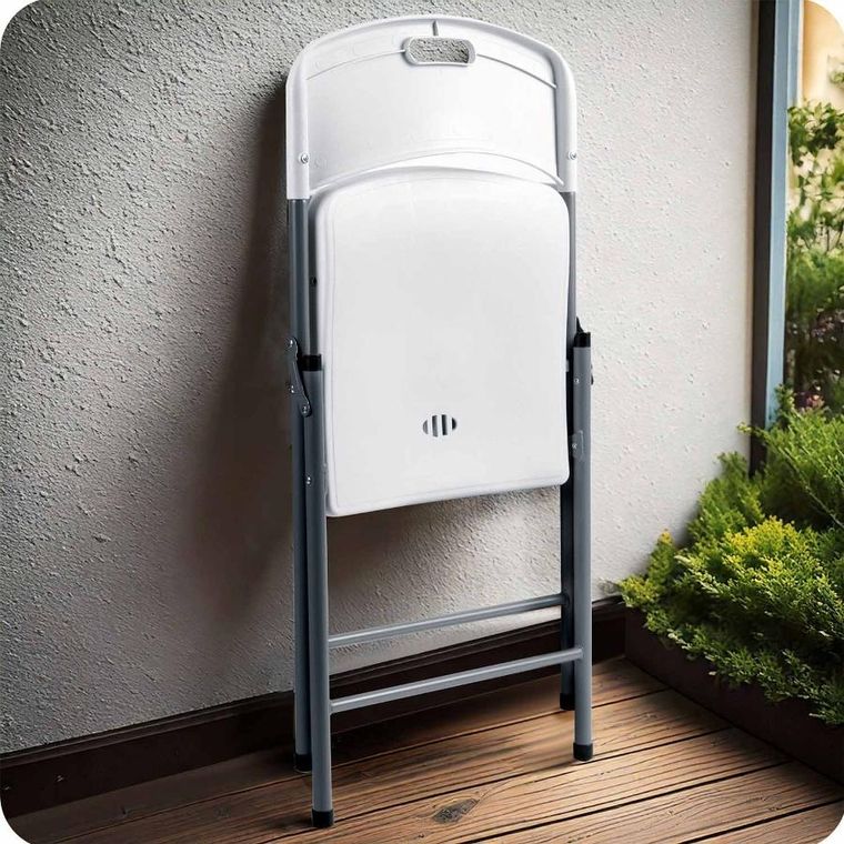 Plonos, krzesła ogrodowe składane, zestaw, 2 szt.