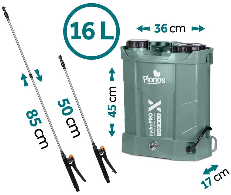 Plonos, opryskiwacz akumulatorowy