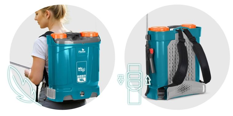 Plonos, opryskiwacz akumulatorowy z mieszalnikiem, PL-604