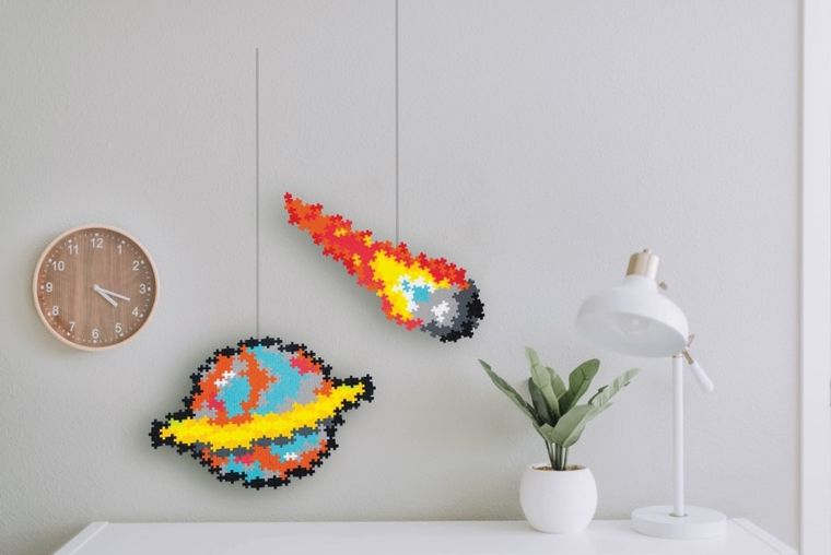 Plus-Plus Mini, Kosmos, puzzle po numerach, 500 elementów