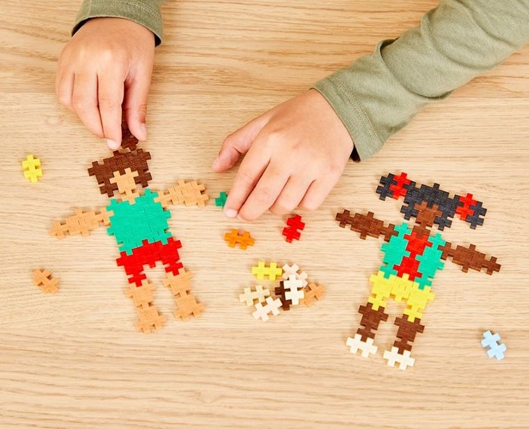 Plus-Plus, Naucz się budować, Ludzie, klocki, 2400 elementów