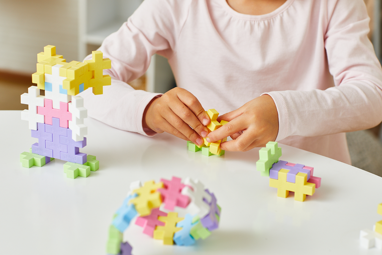 Plus-Plus, Zestawy Big, Pastelowe kolory, klocki, 100 elementów