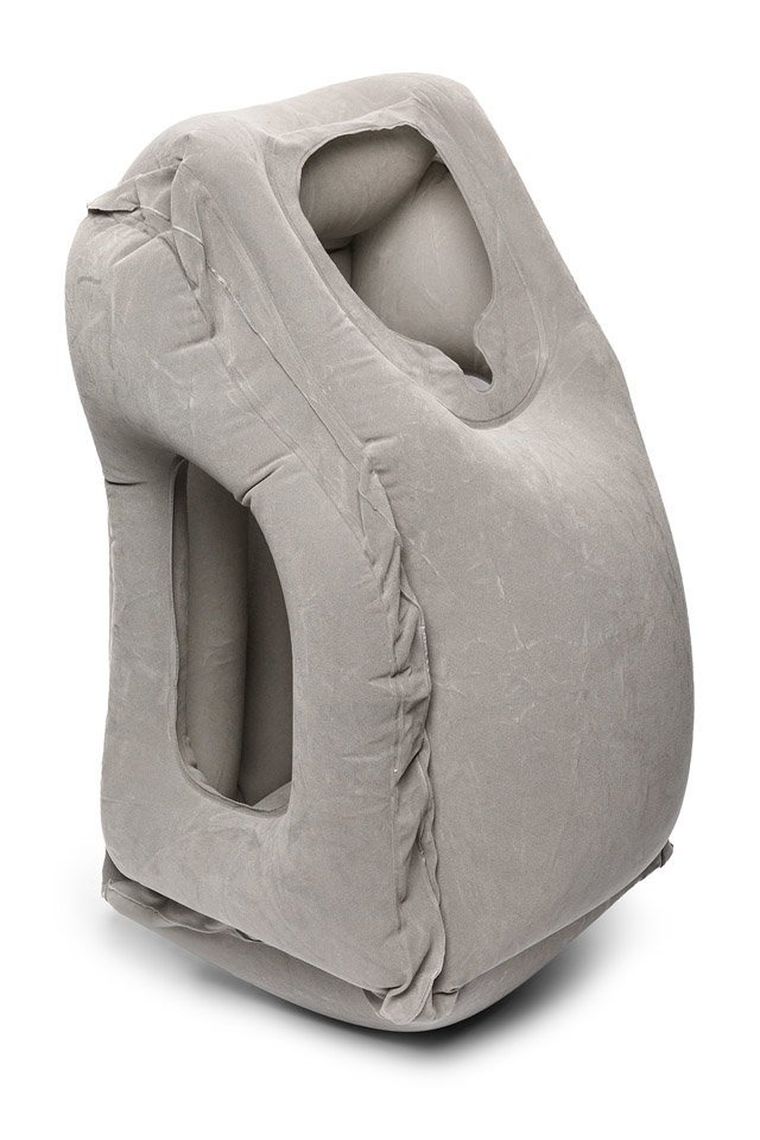 Podróżna poduszka, comfort, szary