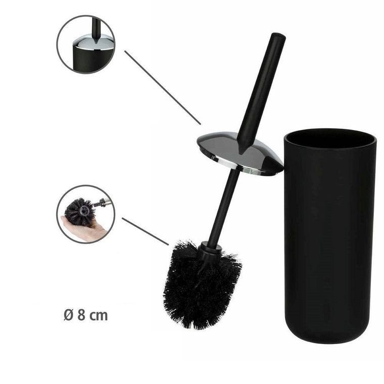 Pojemnik na szczotkę, Brasil black + szczotka wc
