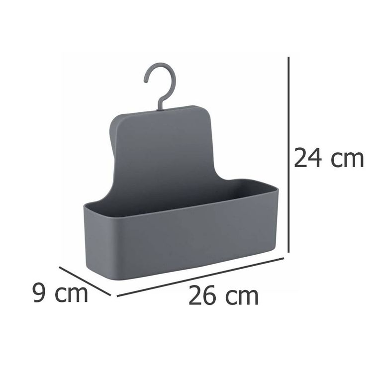 Półka łazienkowa, Barcelona, antracytowa