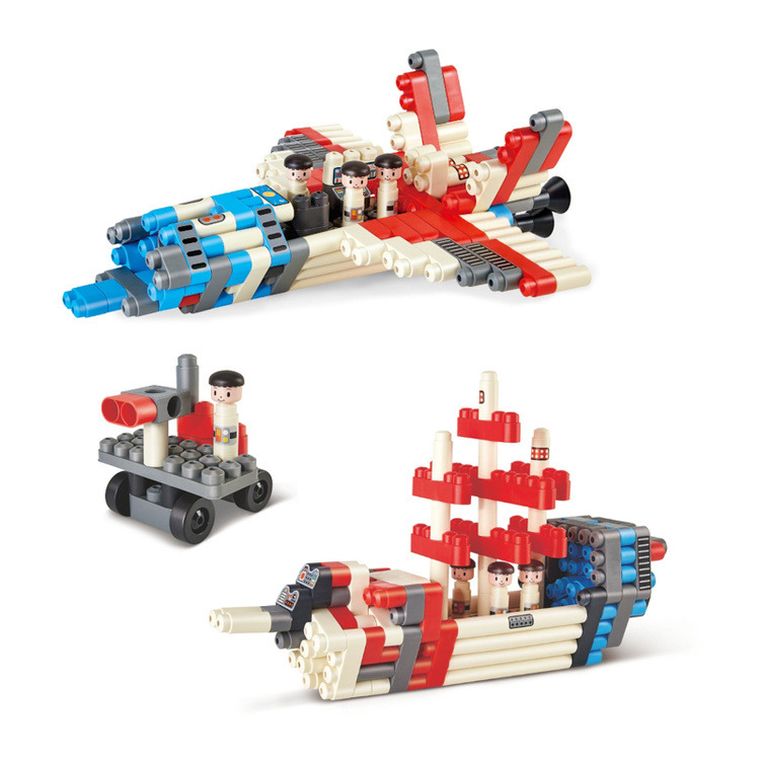 PolyM, Rakieta, klocki konstrukcyjne, 138 elementów