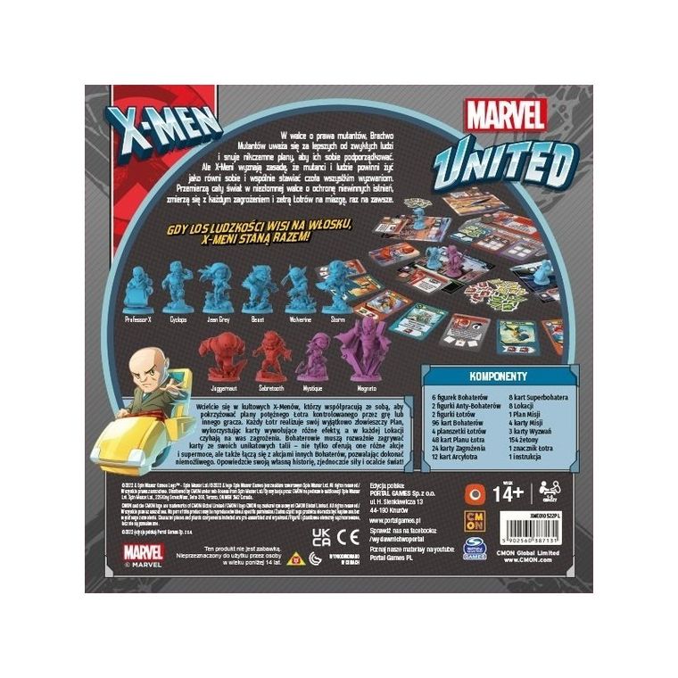 Portal Games, Marvel United: X-men, gra strategiczna
