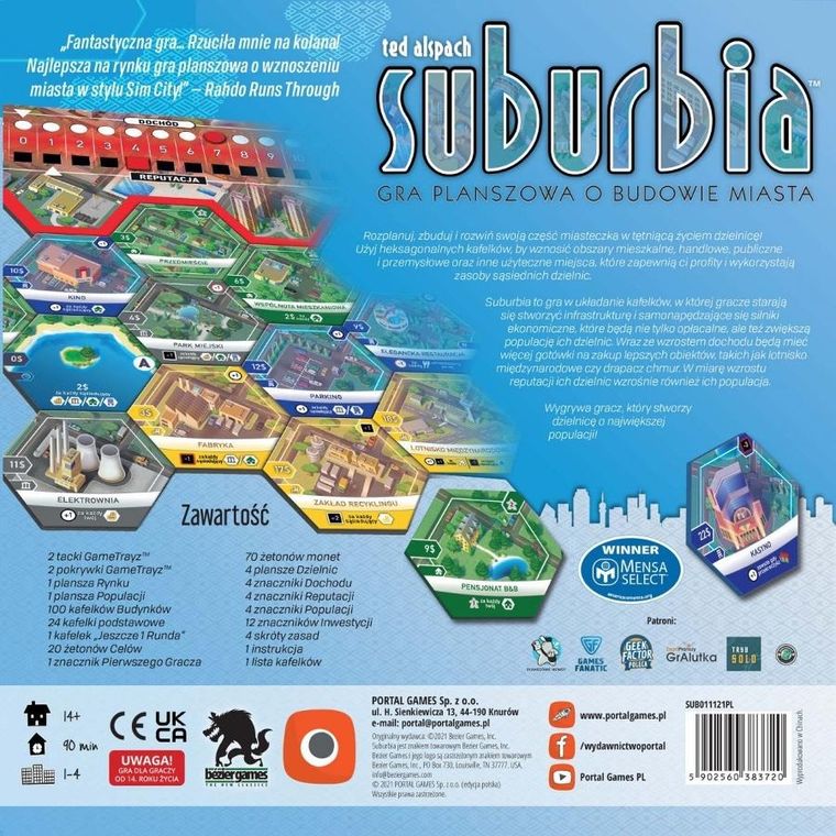 Portal Games, Suburbia, gra towarzyska