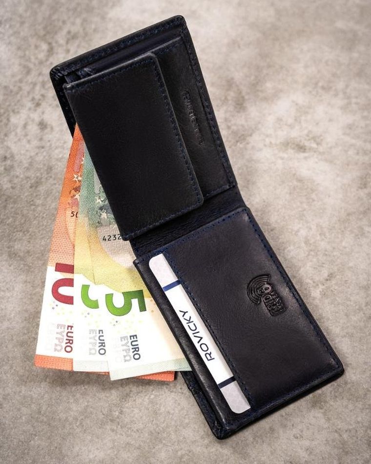 Portfel, czarny, skórzany, Buffalo Wild