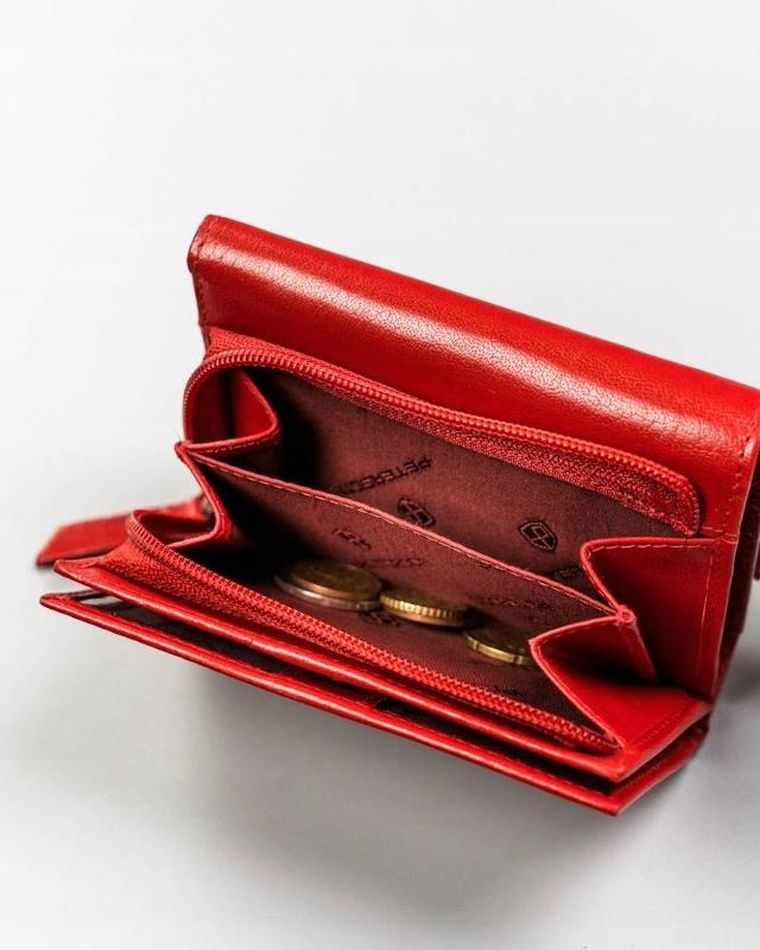 Portfel damski ze skóry naturalnej, Peterson