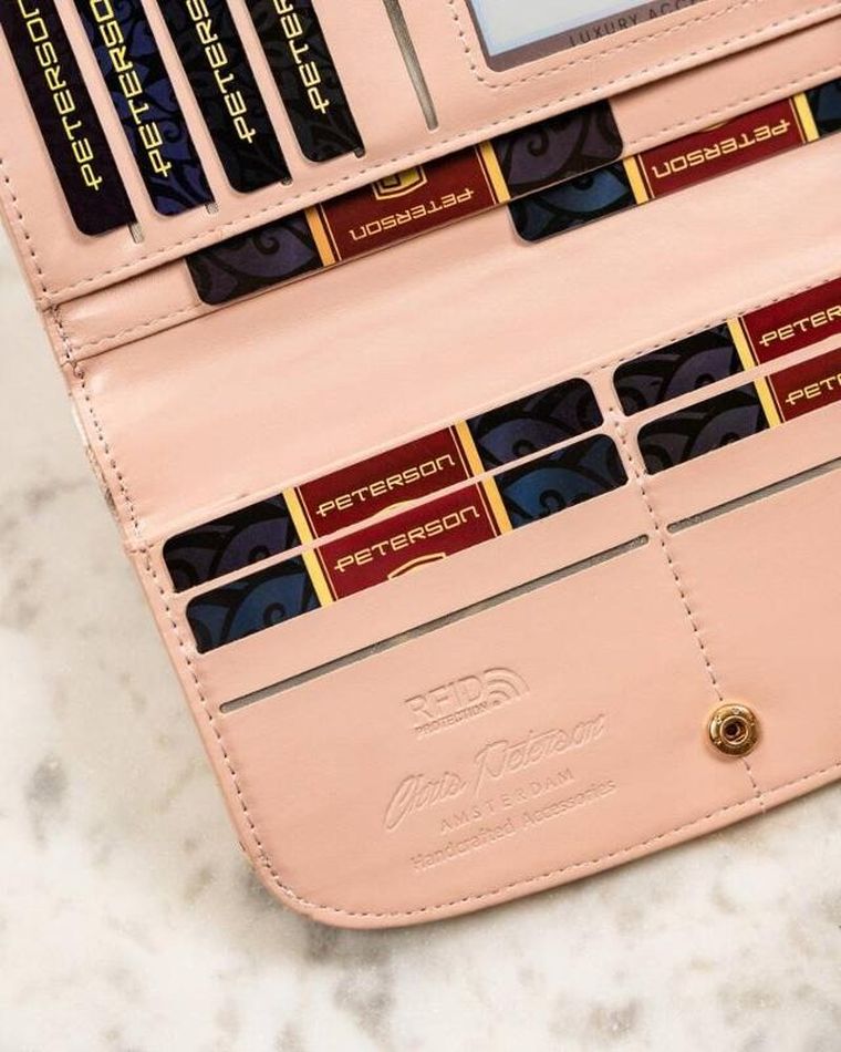 Portfel, mix, skóra ekologiczna, Peterson