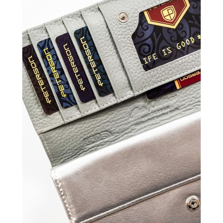 Portfel, mix, skóra ekologiczna, Peterson