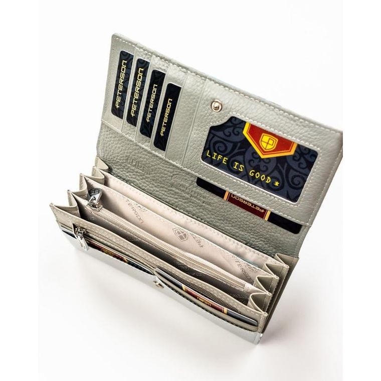 Portfel, mix, skóra ekologiczna, Peterson