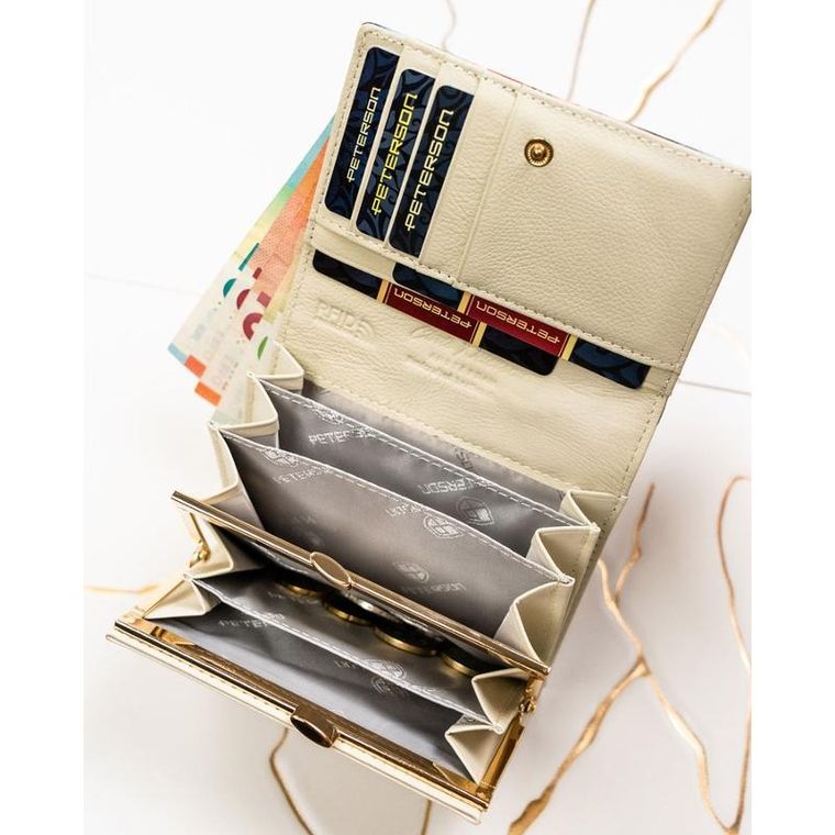 Portfel, mix, skóra ekologiczna, Peterson