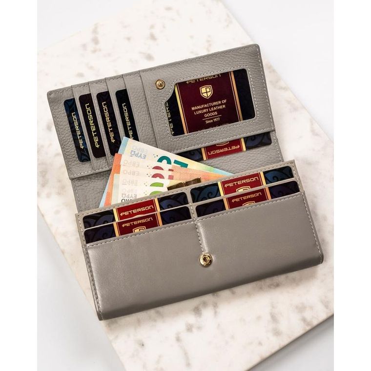Portfel, mix, skórzany, Petereson