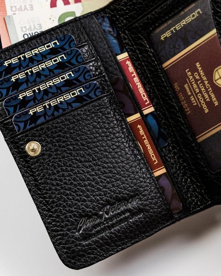 Portfel, mix, skórzany, Peterson