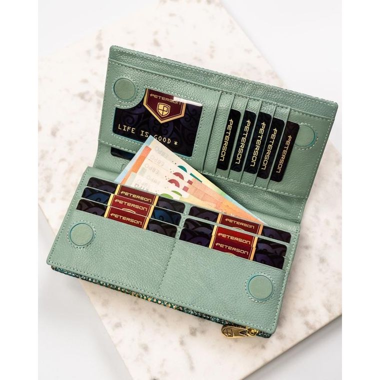 Portfel, mix, skórzany, Peterson