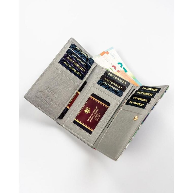 Portfel, mix, skórzany, Peterson