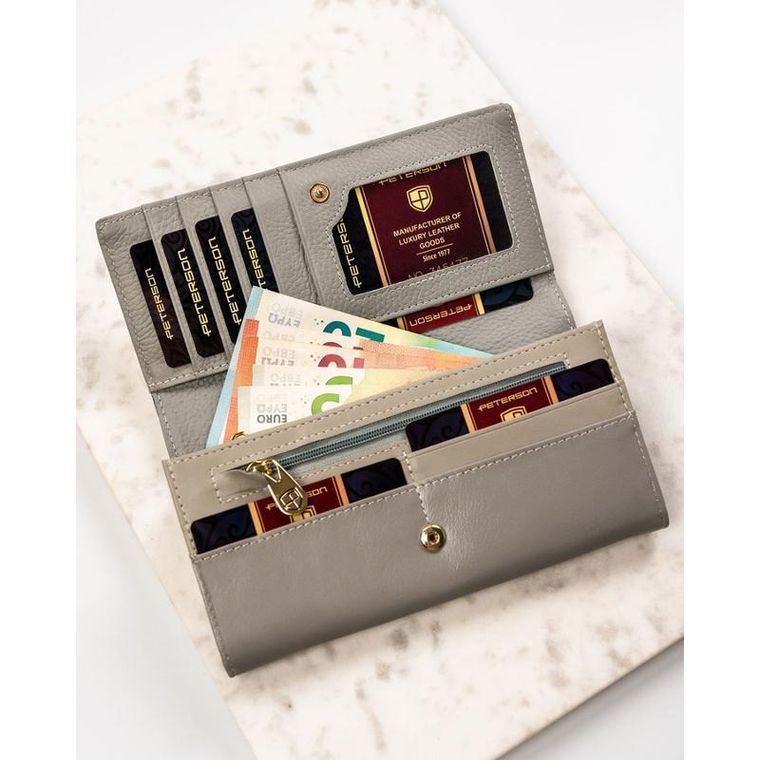 Portfel, mix, skórzany, Peterson