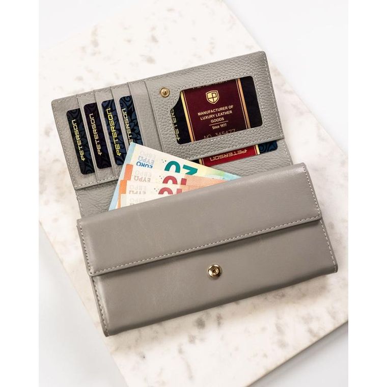 Portfel, mix, skórzany, RFID, Peterson